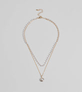 Luxe Moment Faux Pearl Layered Necklace