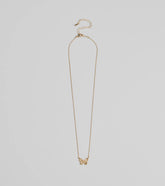Social Butterfly Charm Necklace