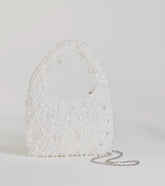 Timeless Chic Beaded Faux Pearl Handbag