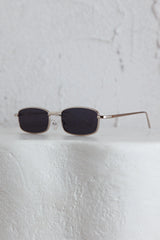 Mae Rectangle Sunglasses Black