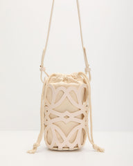Menah Laser Cutout Pouch Shoulder Bag