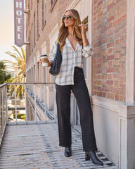 VICI Icon Studded Super Stretch High Rise Straight Leg Jeans