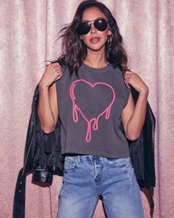 Plenty Of Love Muscle Tee Heart Graphic