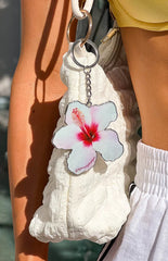Hibiscus Key Ring