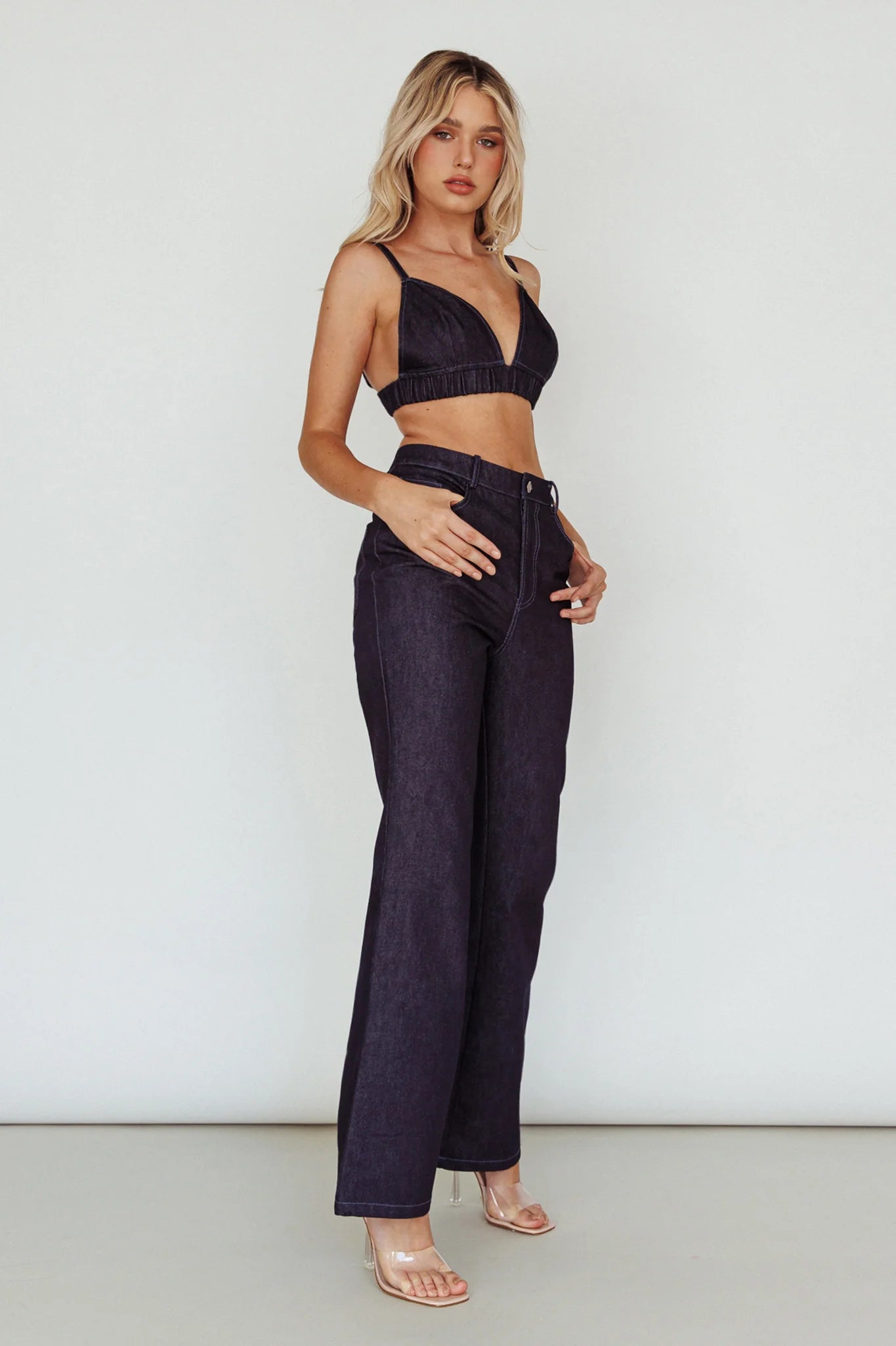 Isalei Straight Leg Pants Denim