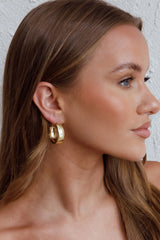 Osiris Hoop Earrings Gold