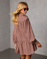 Tawnya Gingham Mini Dress