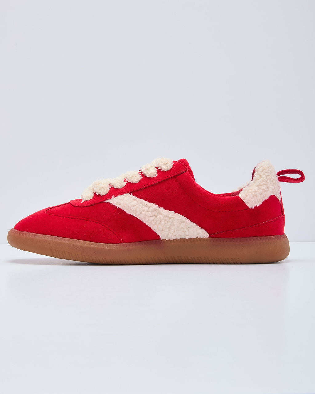 Chilled Rose Sherpa Trim Sneakers