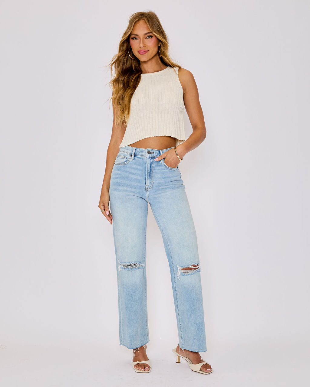 Jodie Sleeveless Sweater