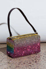 Mara Crystal Rectangular Bag Green Multi