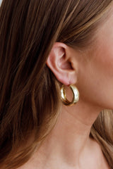 Osiris Hoop Earrings Gold