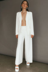 Vous Etes Belle Blazer White