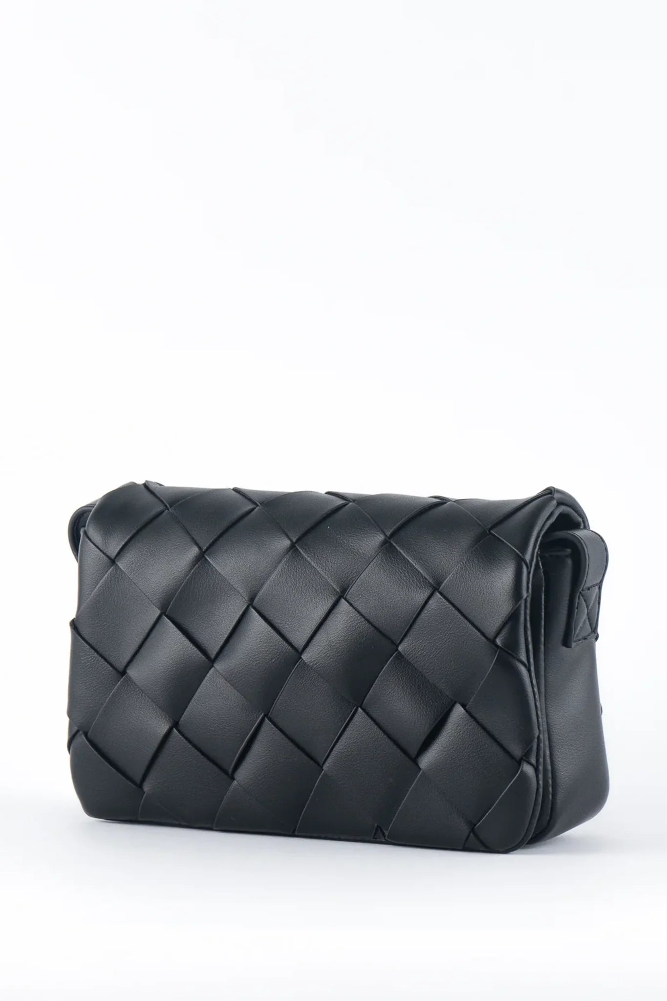 TEN TONES Azure Weave Bag Black