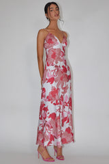 Egypt Cami Strap Maxi Dress Print Pink