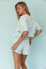Cruise Control Tie Dye Shorts Green