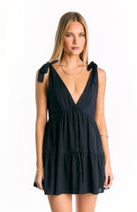 Angel Girl Black Mini Dress