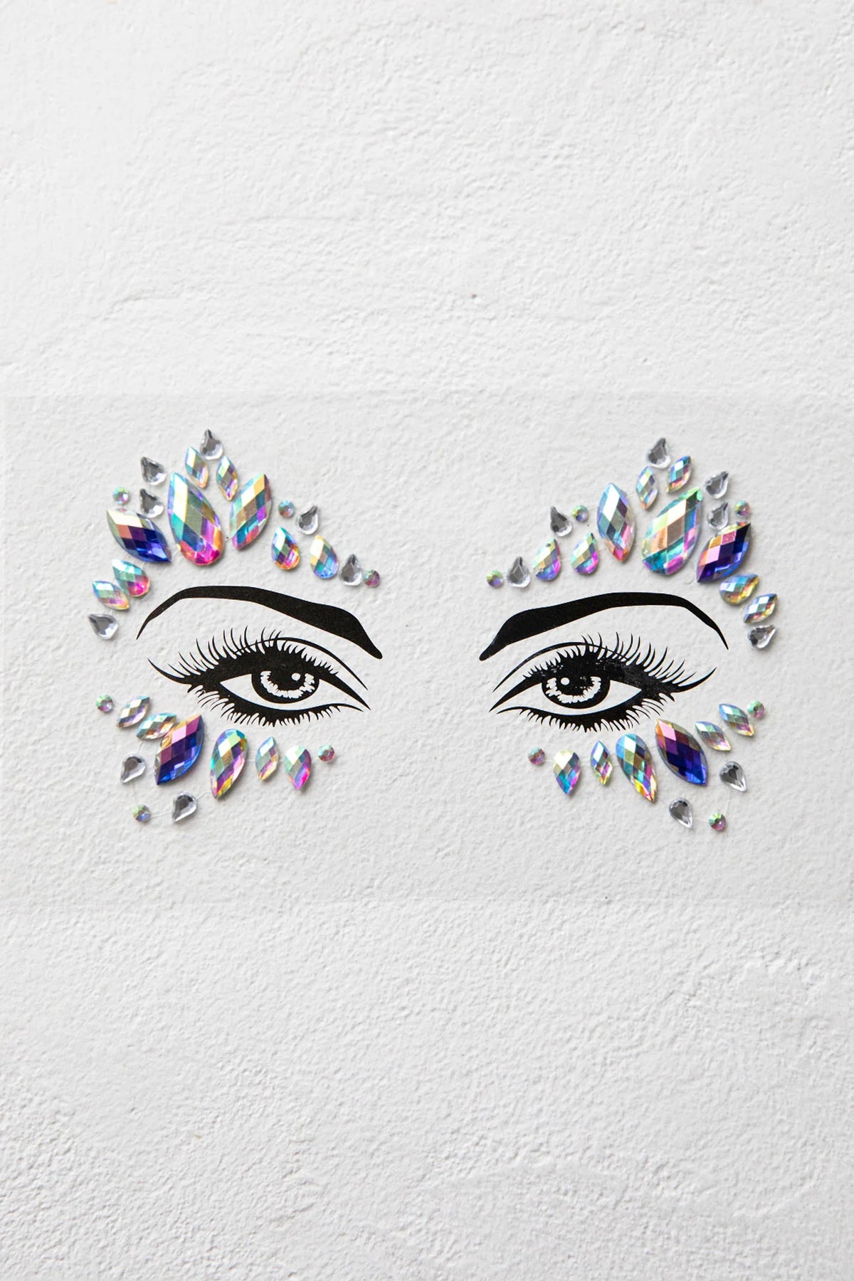 Electric Nights Face Jewels Multi B