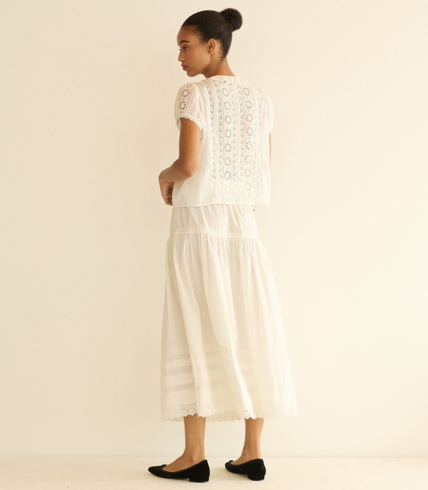 CLAIRETTE TOP -- SALT