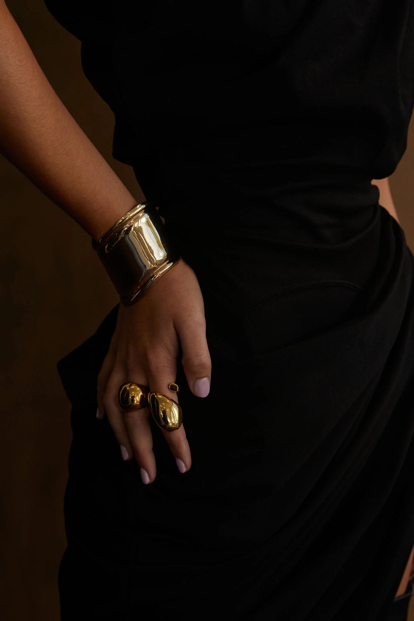 NOAH Knuckle Ring Gold