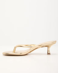 Jasina Metallic Heeled Sandal