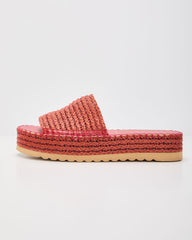 Ashlen Raffia Platform Sandals