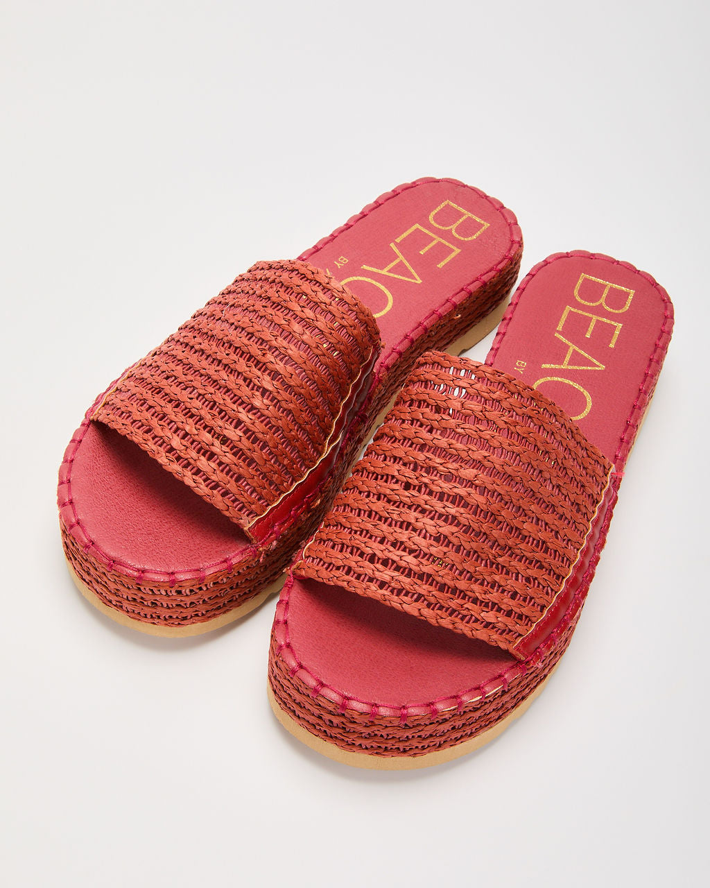 Ashlen Raffia Platform Sandals