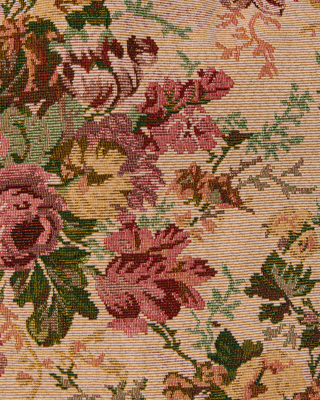 Garden Rose Linen Floral Tapestry Jacket