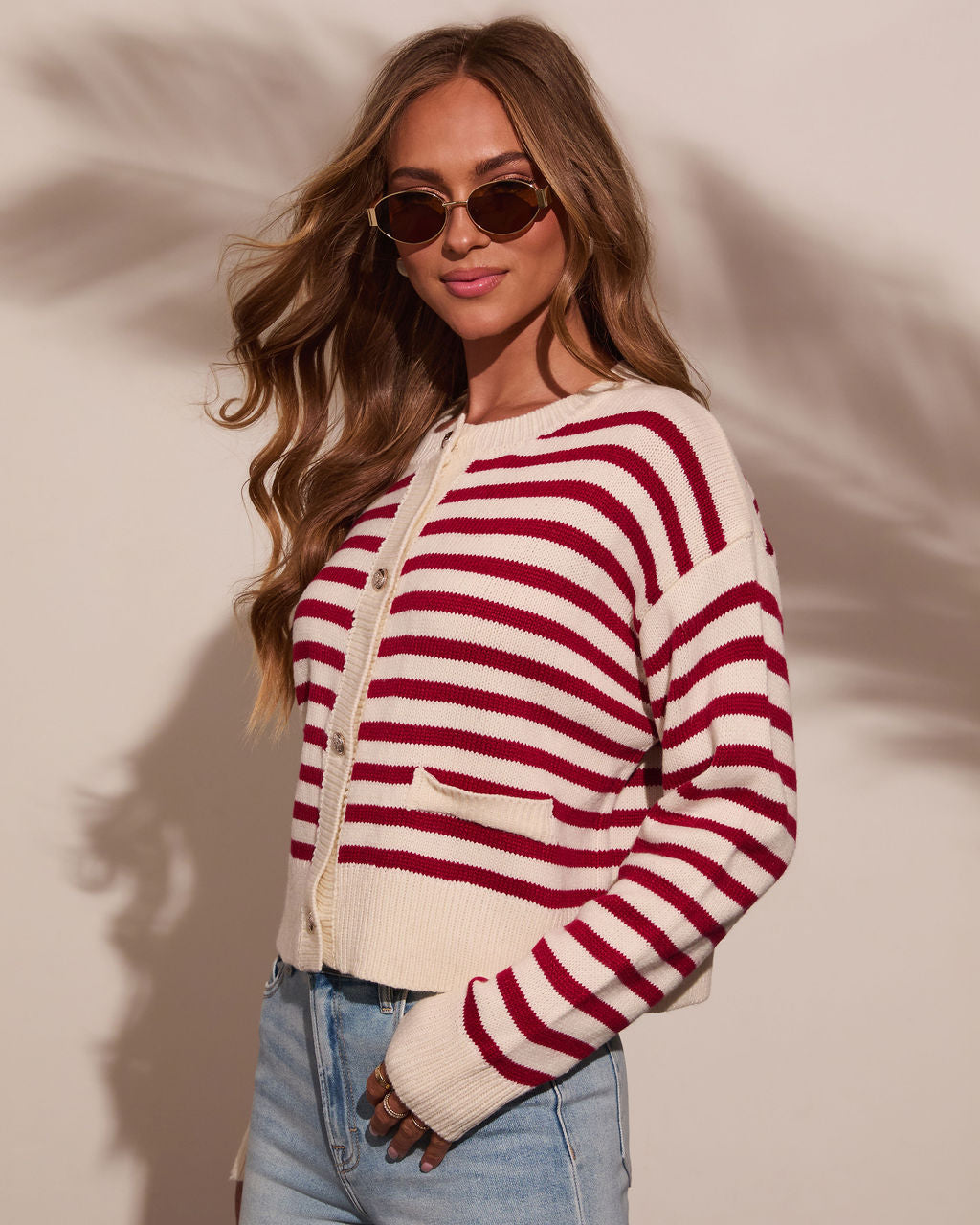 Kindred Coast Striped Knit Sweater