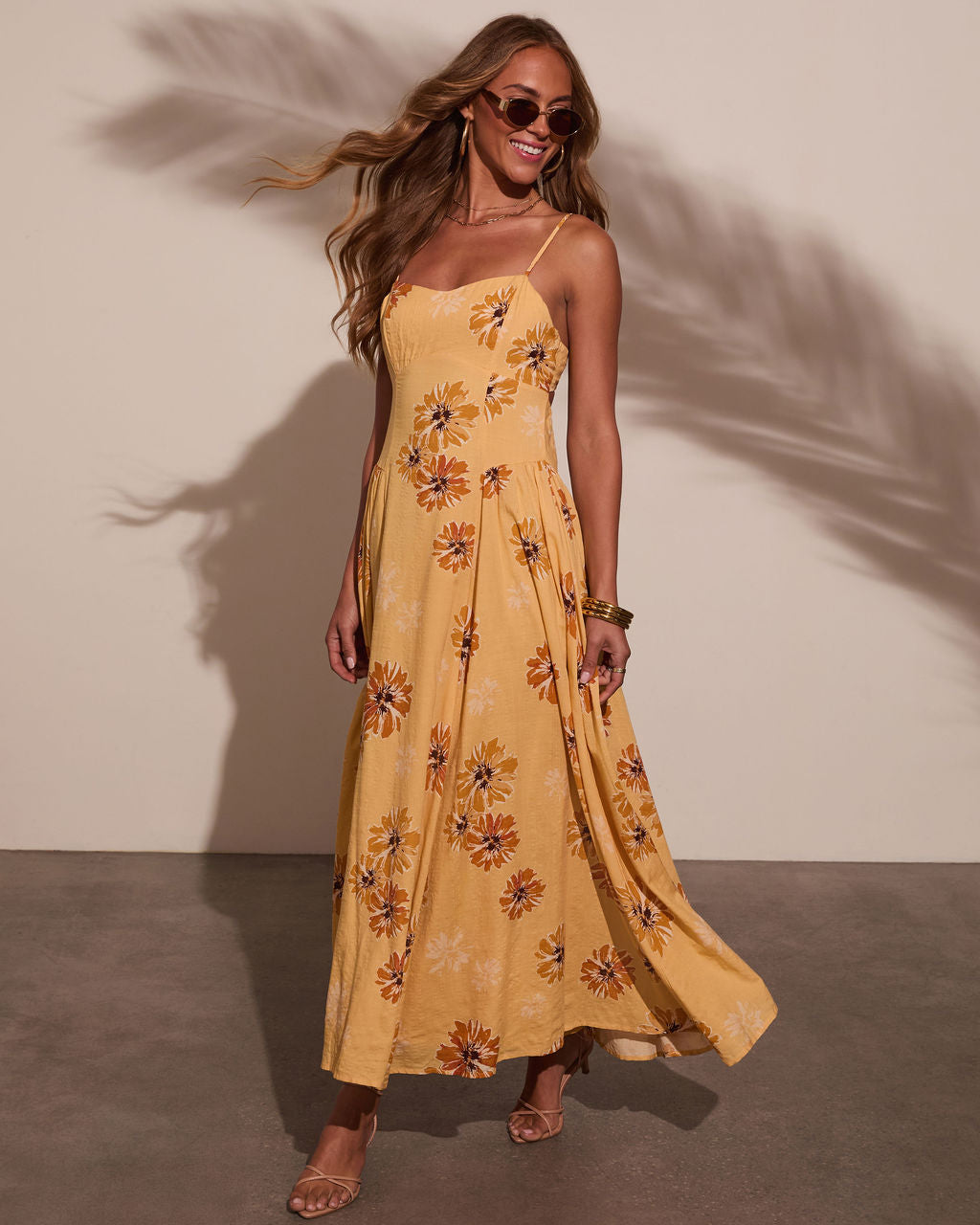 Chase The Sun Floral Maxi Dress