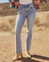Shelton Super Stretch Mid Rise Bootcut Jeans