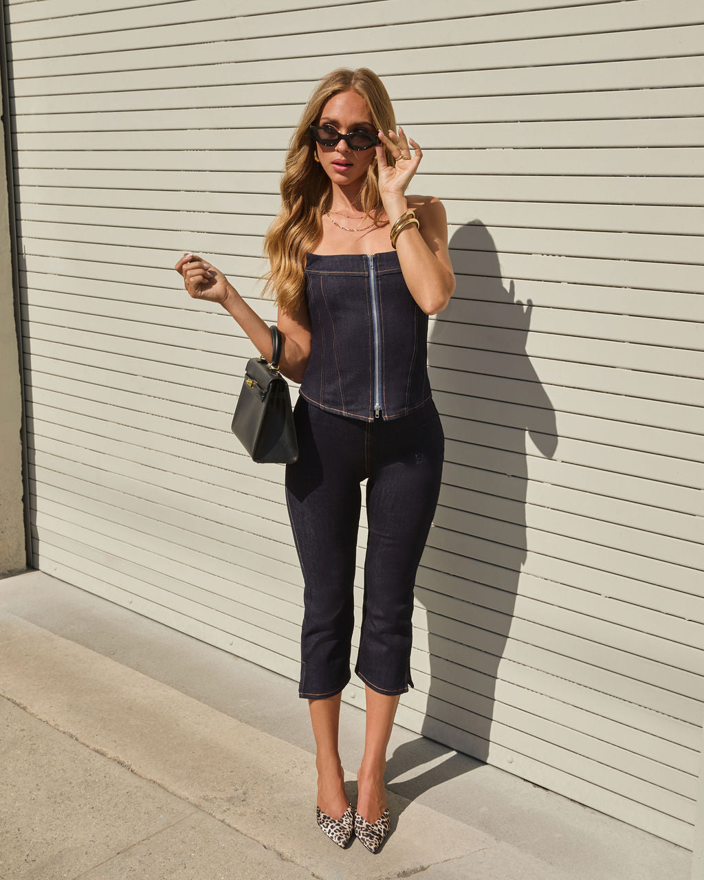 Ivanie Slim Leg Capri Pants