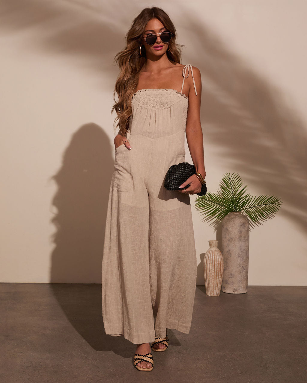 Paradise Pause Smocked Bust Jumpsuit
