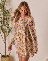Forever Muse Pleated Mini Dress