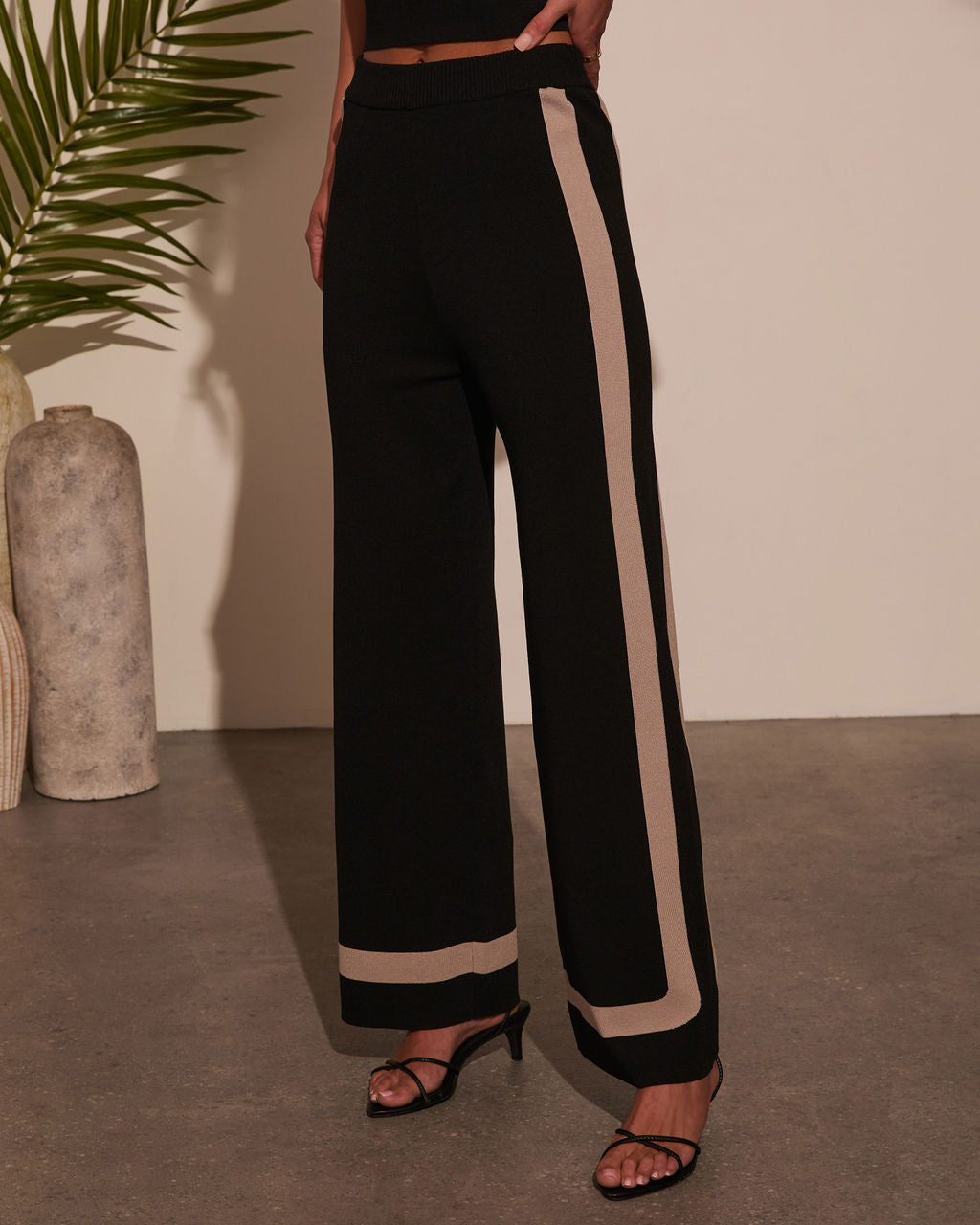 Cool Again Contrast Trim Pants