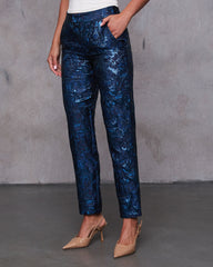 Come Away With Me Jacquard Pants
