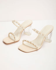 Pearlina Block Heel Mule