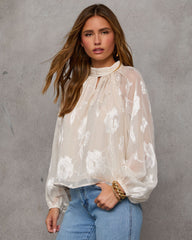 With You Satin Blouse