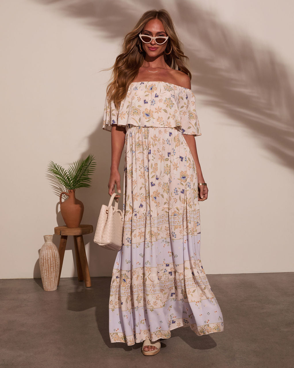Niah Off The Shoulder Maxi Dress