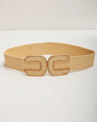 Voyager Straw Stretch Belt