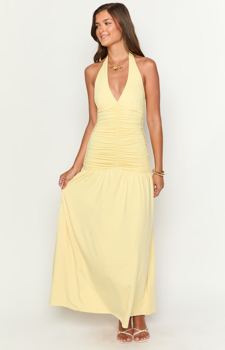 Gloria Yellow Maxi Dress