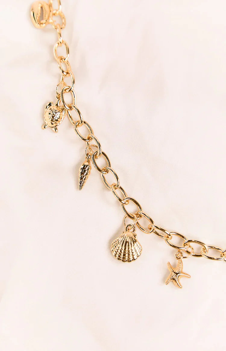 Gold Chain Shell Belt