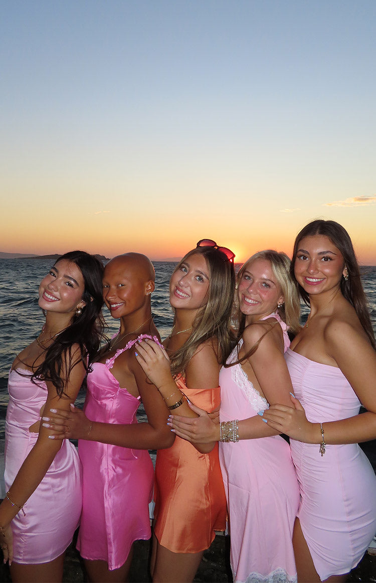 Trouble Light Pink Mini Dress