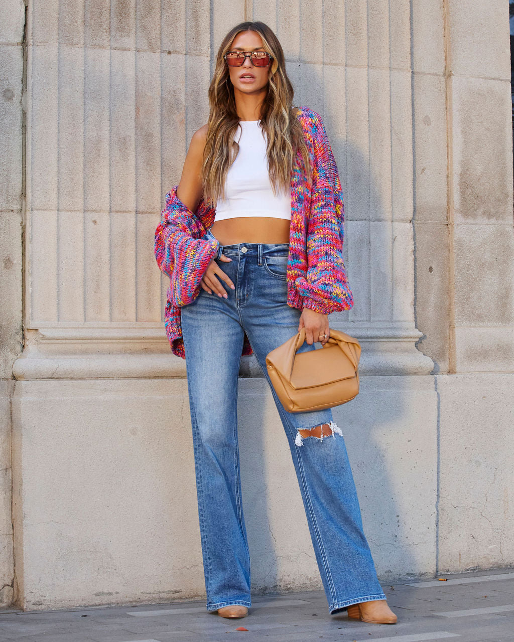 A Different World Multicolor Cardigan