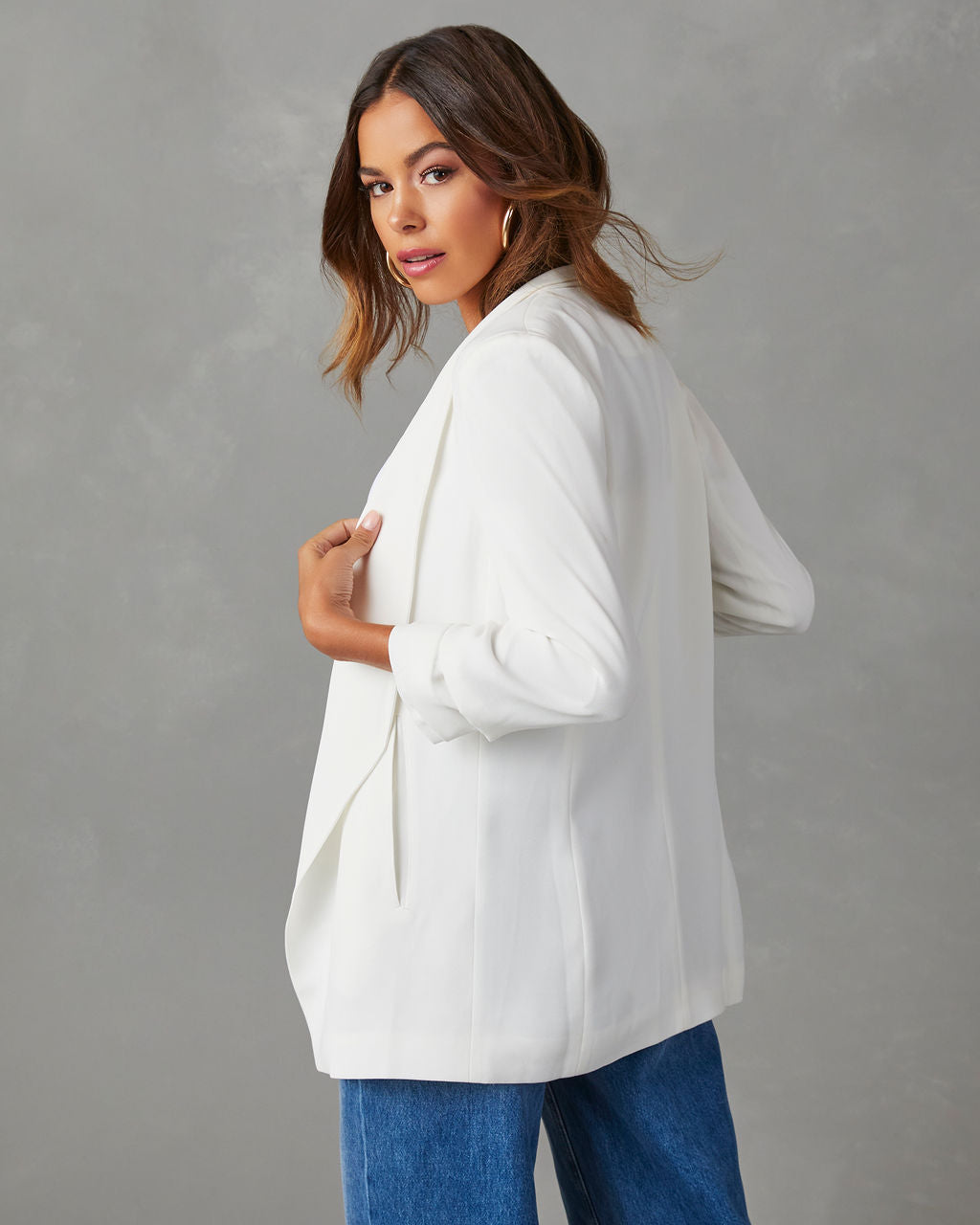 Uptown Girl Pocketed Blazer