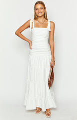 Tessa White Maxi Dress